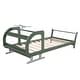 preview thumbnail 7 of 6, Twin Size Aircraft Shaped Wood Platform Bed with Shelves and Propeller - Vintage Style