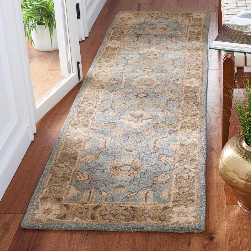 SAFAVIEH, Handmade Anatolia Patricie Traditional Oriental Hand-spun Wool Rug
