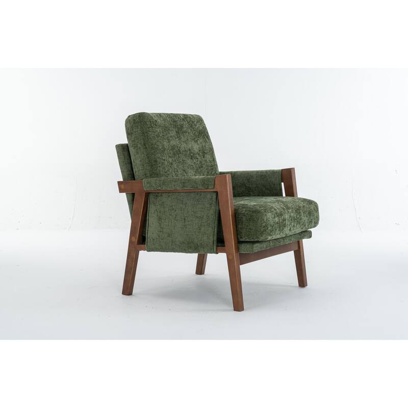 Mid-Century Modern Accent Chairs ,Modern Accent Chair,Chair with Soft Waist Cushion,Ergonomic Lounge Chairs