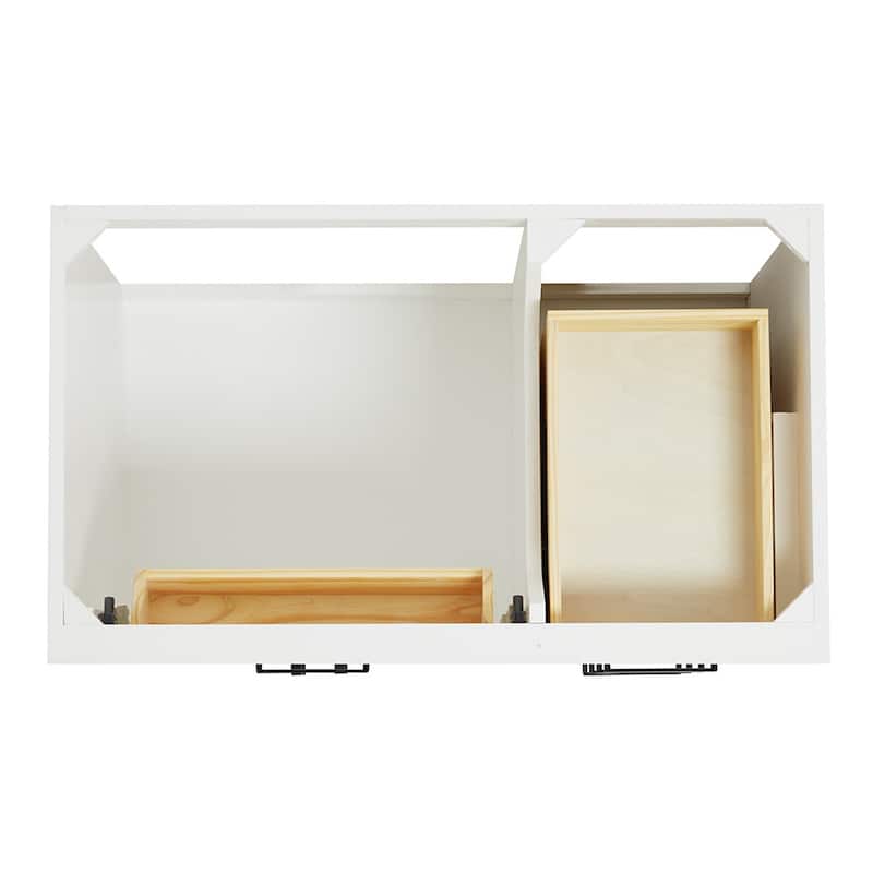 Ariel T037SLCWOVO Hepburn 37" Free Standing Single Basin Vanity Set
