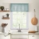 preview thumbnail 23 of 40, Elrene Cameron Linen Kitchen Window Valance - 60" w x 15" l - 60" w x 15" l