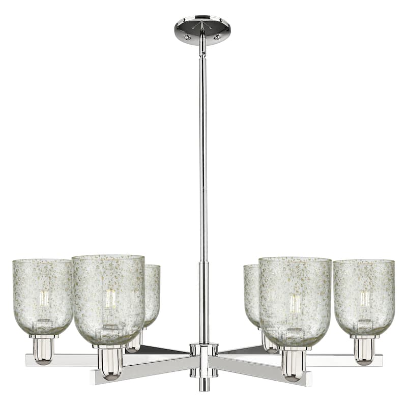 Innovations Lighting Endless Possibilities Arcadia - Caledonia - 6 Light 35" Stem Hung Chandelier - Polished Nickel