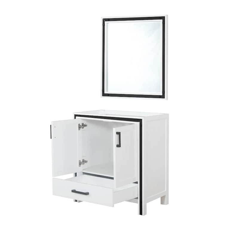 30-Inch Bathroom Vanity Cabinet with Storage Drawer & Mirror - Modern Freestanding Design