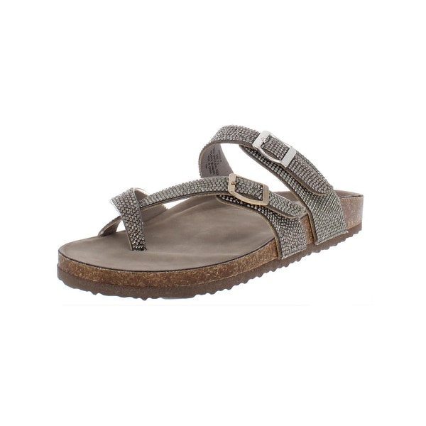 madden girl bryceee sandal pewter