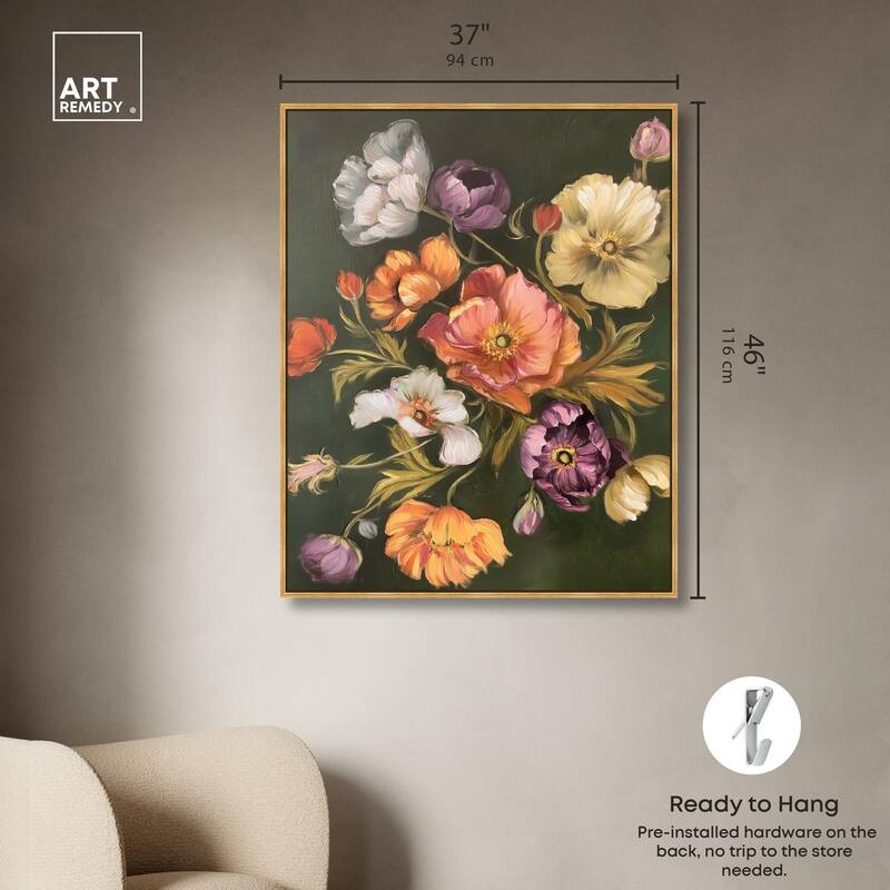 Twilight Tulips II Canvas by Art Remedy