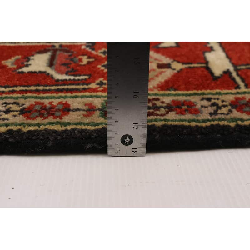 ECARPETGALLERY Hand-knotted Serapi Heritage Dark Navy Wool Rug - 7'10 x 9'11