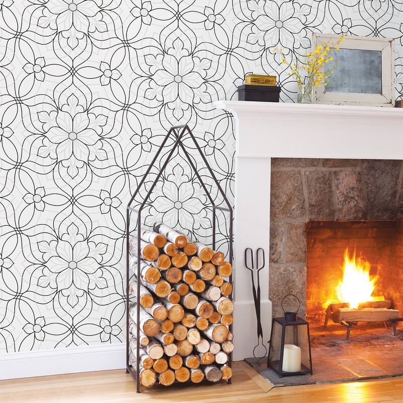 A-Street Prints Silver Venus Wallpaper