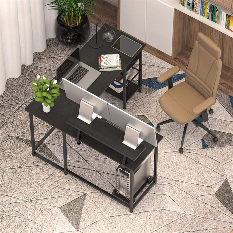 L-Shaped Multifunctional Desk