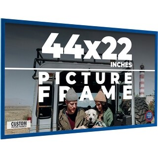 44x22 Frame Gold Solid Wood Picture Frame Width 3 Inches | Interior ...