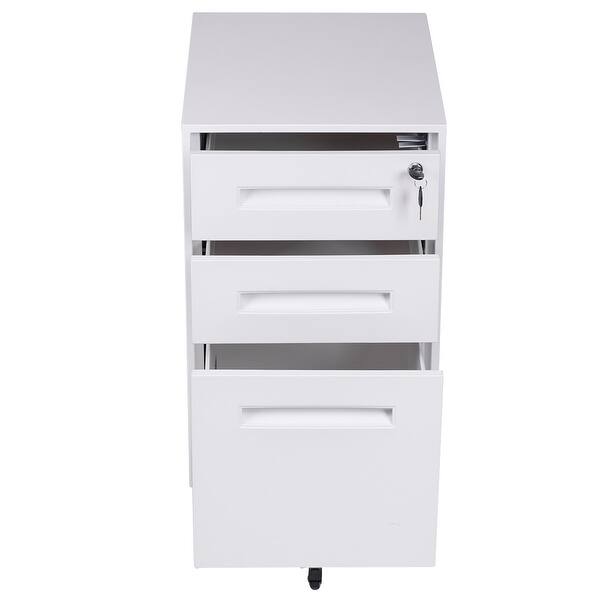 Shop Rolling A4 File Cabinet Sliding Drawer Metal Office Document