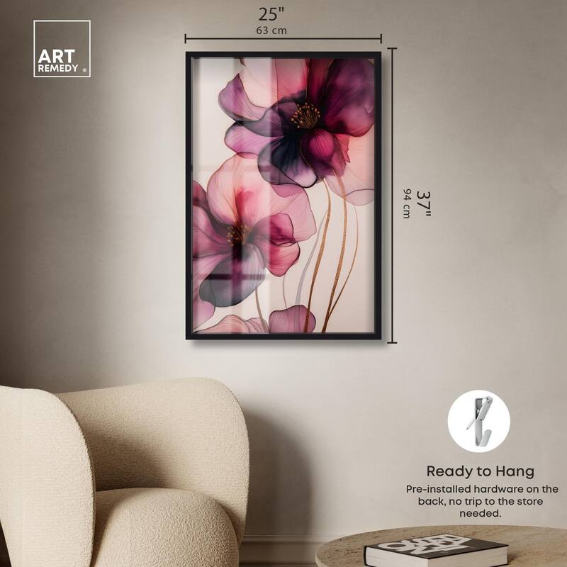Velvet Verse III Shadowbox by Art Remedy