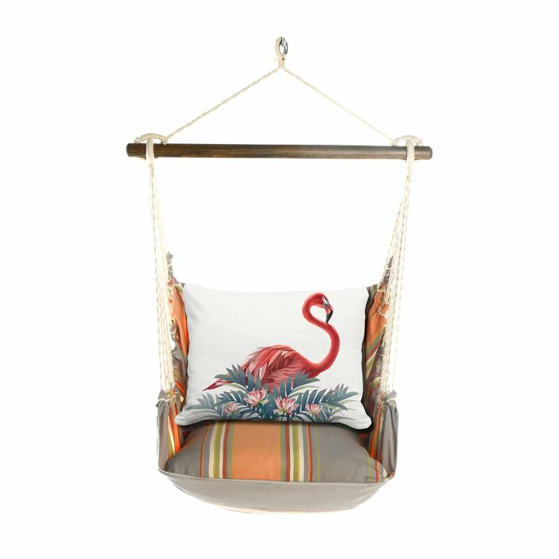 Magnolia Casual Swing Set 4 piece - Serene Sunset w/ Vivid Flamingo Pink
