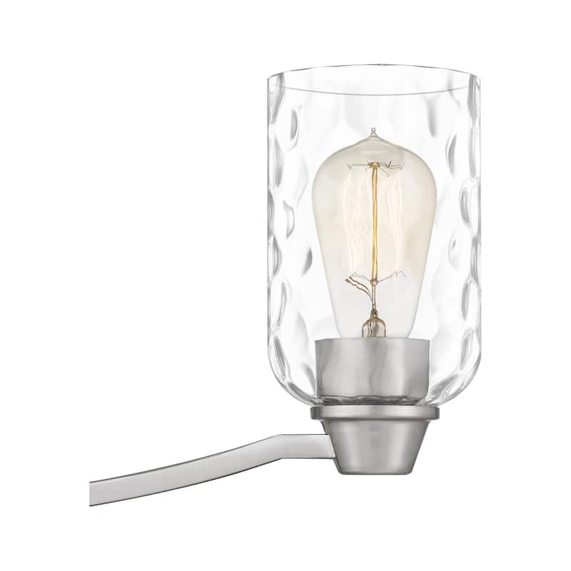 Acacia 3-Light Brushed Nickel Bath Light
