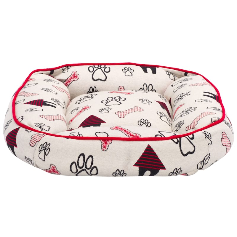 SAFAVIEH Pet Collection Genji Dog Bed