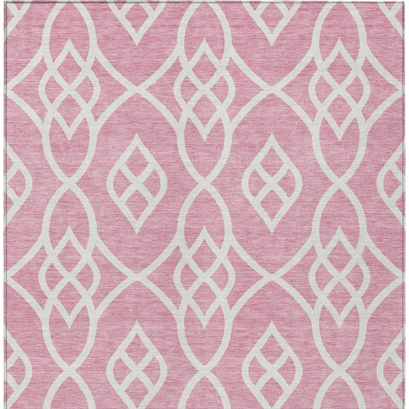 HomeRoots Trellis Transitional Rectangle Outdoor Rug