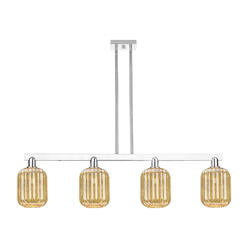 Innovations Lighting Urban Downtown - Preston - 4 Light 48" Jar Shade Stem Hung Island Light
