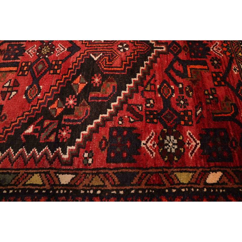 ECARPETGALLERY Hand-knotted Andelz Red Wool Rug - 4'4 x 7'0