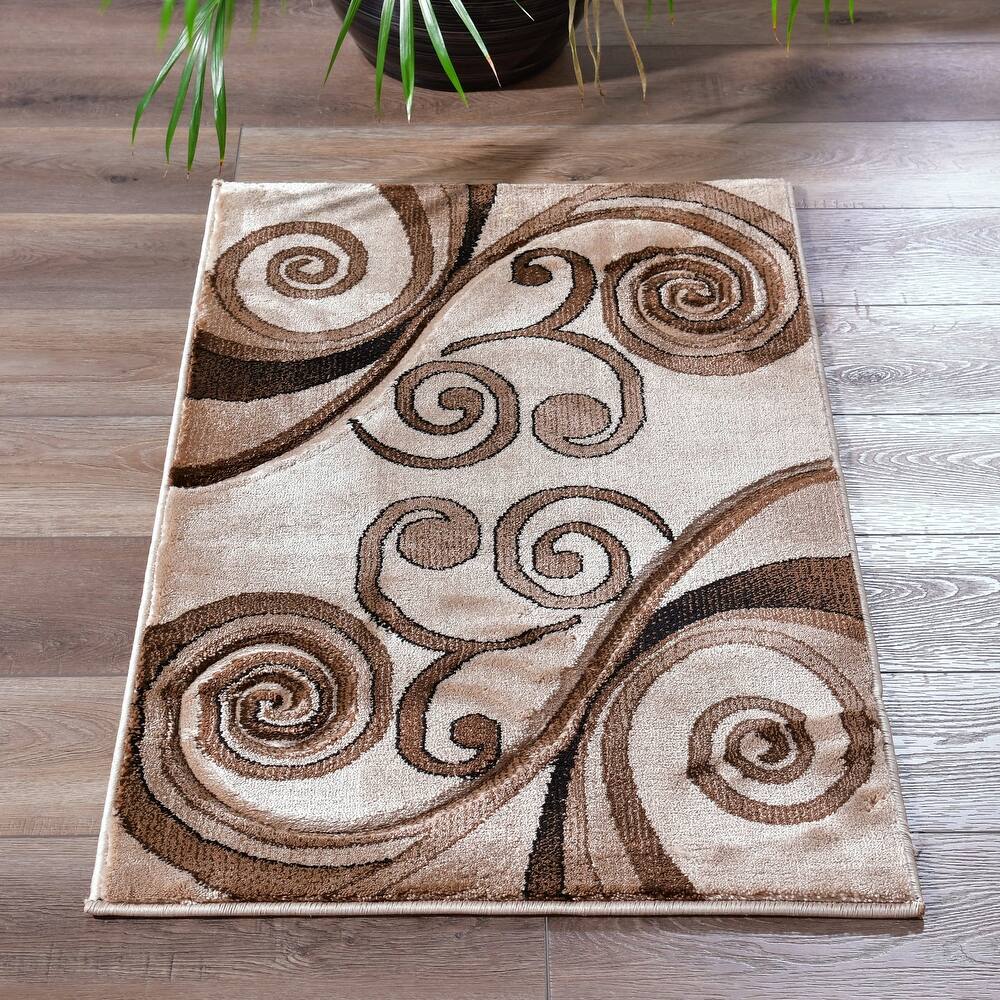 Orelsi Collection Abstract Area Rug