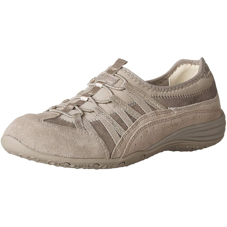 Shop Skechers Unity Beaming Womens Slip On Sneakers Taupe Gold 8 5