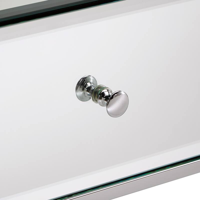 Camille X Base Mirrored Accent Campaign Table by iNSPIRE Q Bold