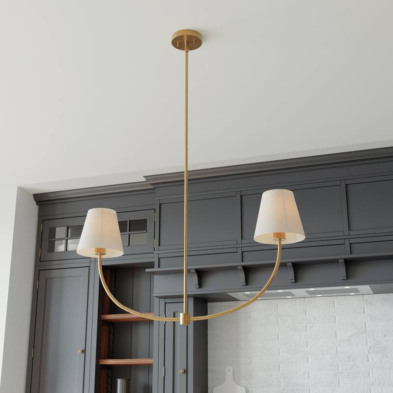 Acroma 2 - Light Dimmable Traditional Fabric Chandelier