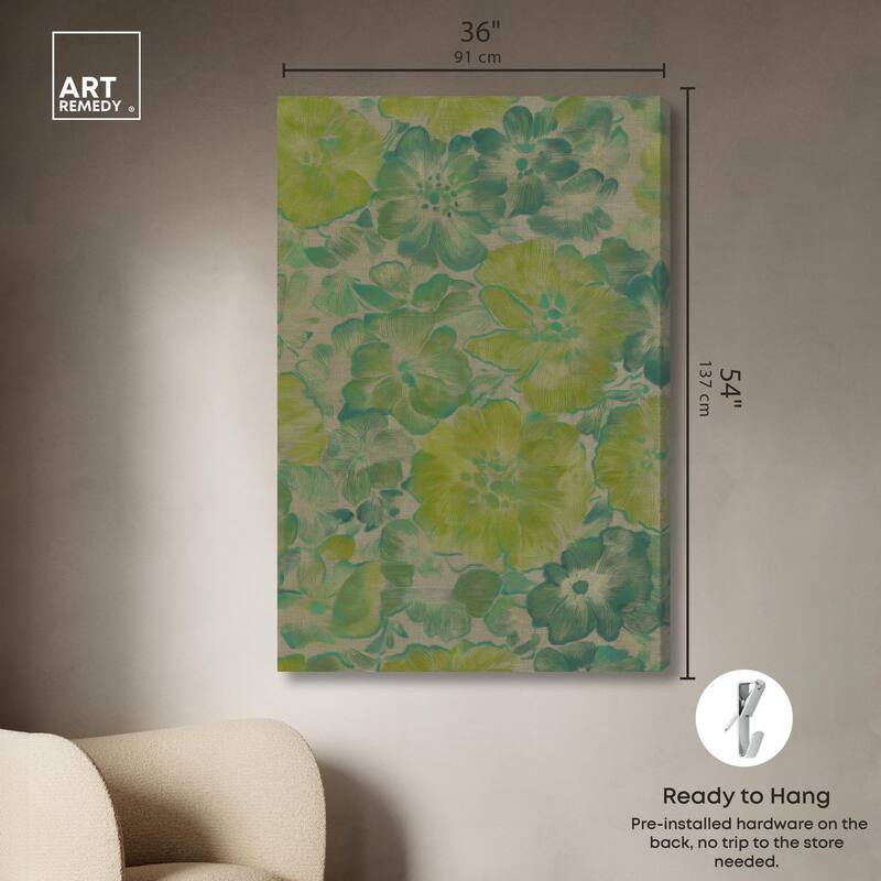 Verdigris Vista Canvas by Art Remedy, Gallery Wrapped