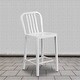 preview thumbnail 106 of 116, 2 Pack 24'' High Metal Indoor-Outdoor Counter Height Stool w/ Vertical Slat Back