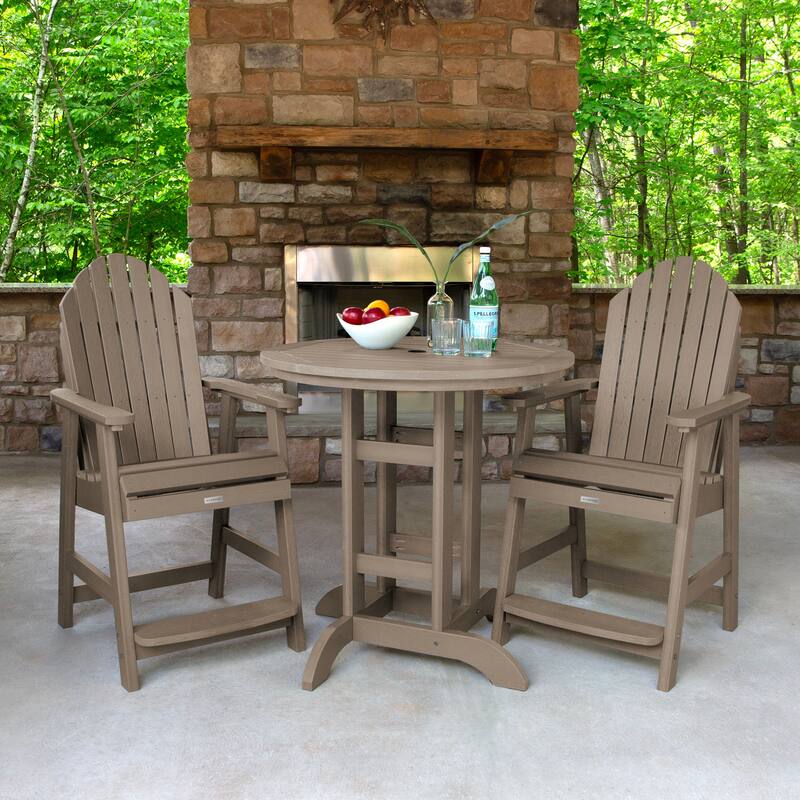 HIGHWOOD Hamilton 3-piece Counter-Height Outdoor Dining Set