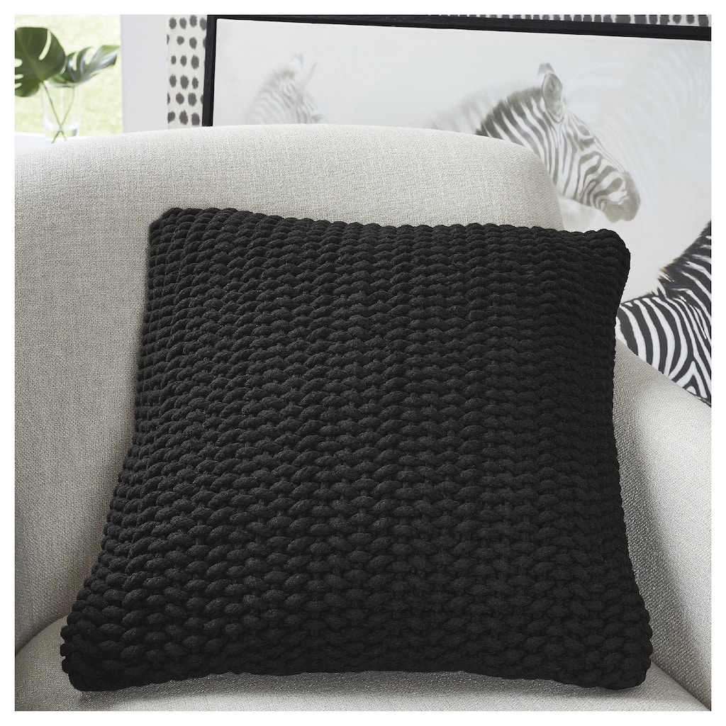 Signature Design by Ashley Renemore Black Pillow (Set of 4)