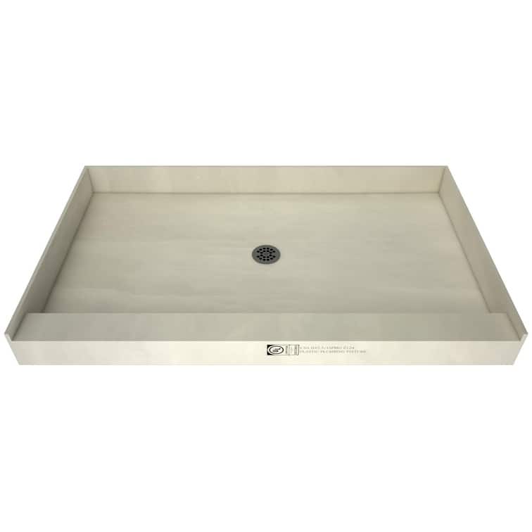 Tile Redi P3042CPVC Redi Base 42" x 30" Rectangular Shower Base with