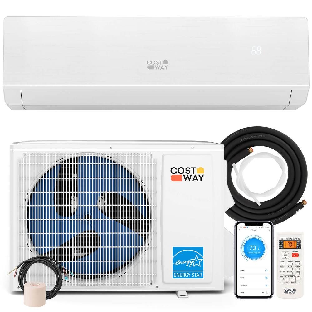 Costway 24000 BTU Mini Split Air Conditioner Heater with 2 Ton Heat - See Details