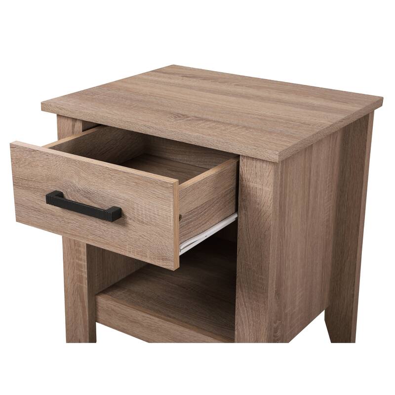 Lennox 1-drawer Wooden Nightstand