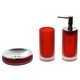 preview thumbnail 4 of 2, Nameeks Gedy Bathroom Accessories Set Red