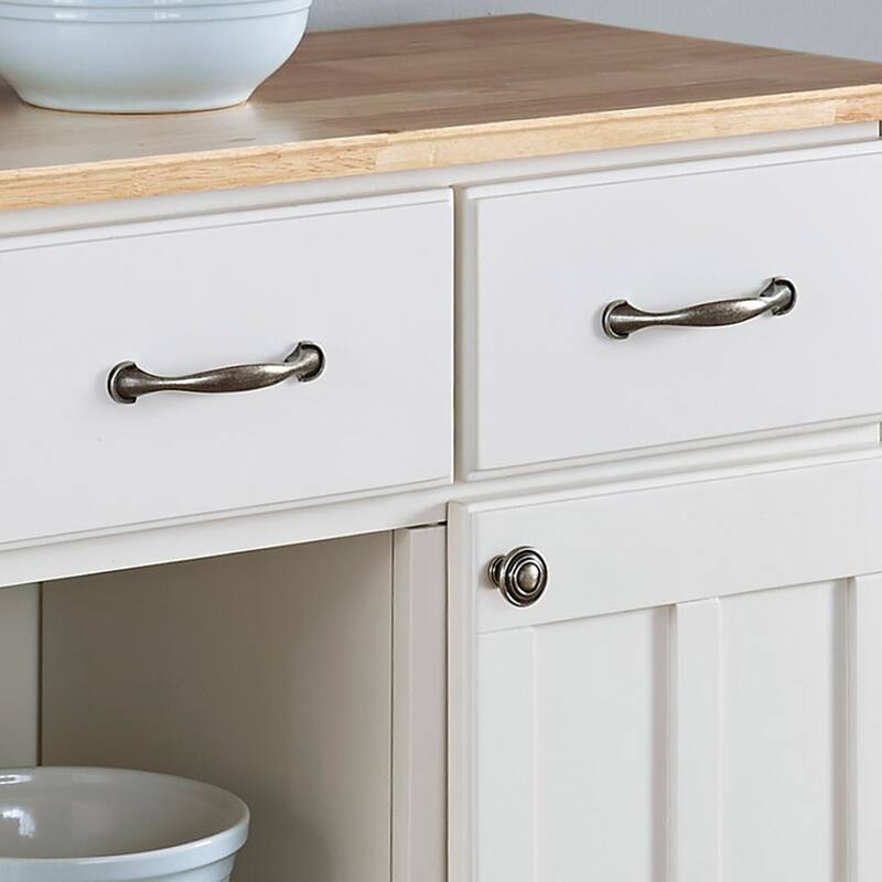 Homestyles Buffet Of Buffets Off-White Wood Buffet - 42" x 17" x 36"