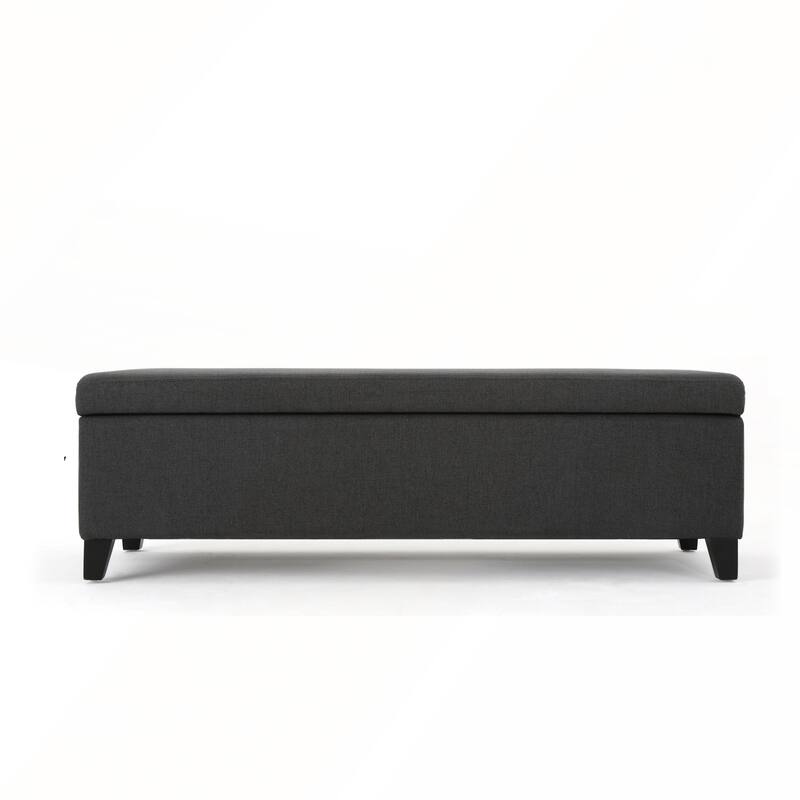 Storage Ottoman with Dense Foam Padding and Ample Space for Modern Living and Multi-Functional Use