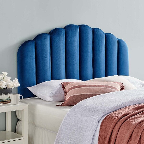 Veronique Twin Performance Velvet Headboard - On Sale - Bed Bath