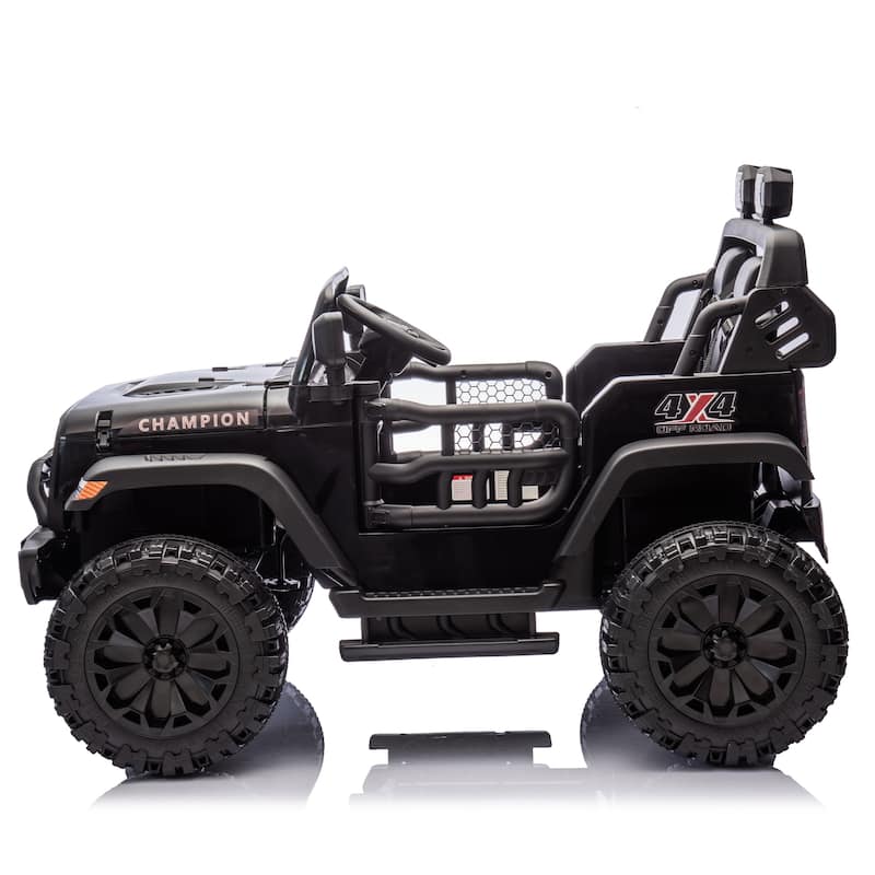 24V Two-Seater Kids Ride On Electric Car W/Parents Control,400w Motor,Provide A Speed Of 1.86-4.35mph For Kids Of 3+