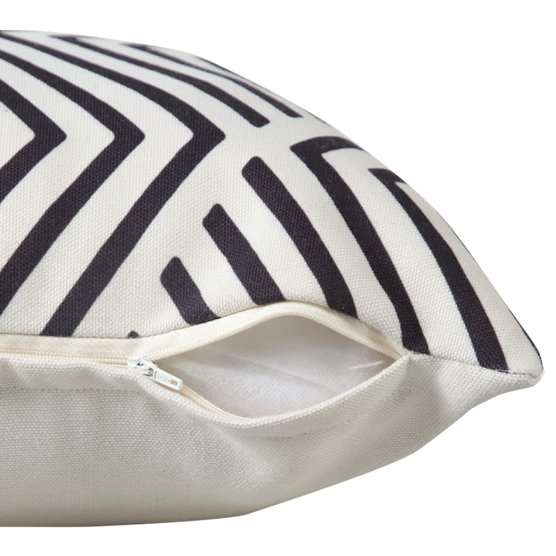 Sevita Geometric Maze Indoor/Outdoor Throw Pillow
