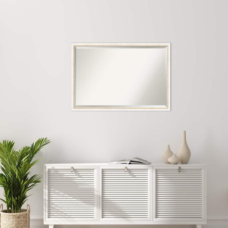 Morgan Beveled Wood Framed Wall Mirror
