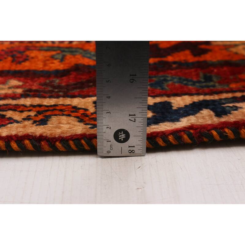 ECARPETGALLERY Hand-knotted Melis Red Wool Rug - 5'0 x 7'7