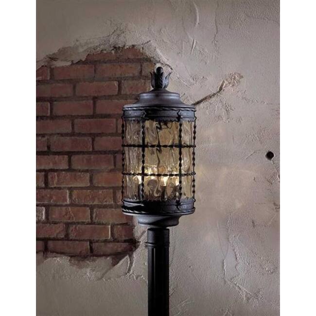 The Great Outdoors 4 Light Post Light from the Mallorca Collection