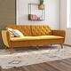 preview thumbnail 5 of 47, The Novogratz Tallulah Velvet Fold-down Memory Foam Futon
