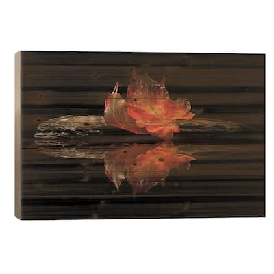 Autumn Colors Print On Wood by Aida Ianeva - Multi-Color