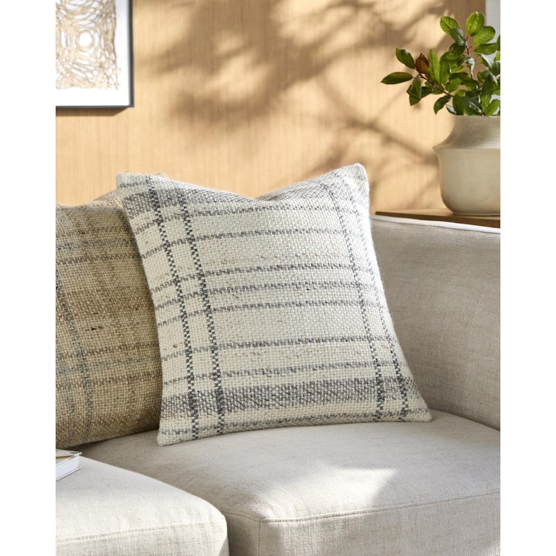 Becki Owens x Livabliss Amaya Transitional Accent Pillow - 22"L x 22"W - Cover Only