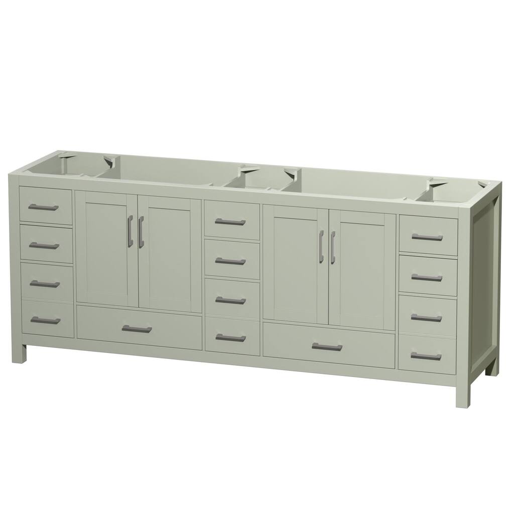 Wyndham Collection WCS141484DSXXMXX Sheffield 84" Double Free Standing