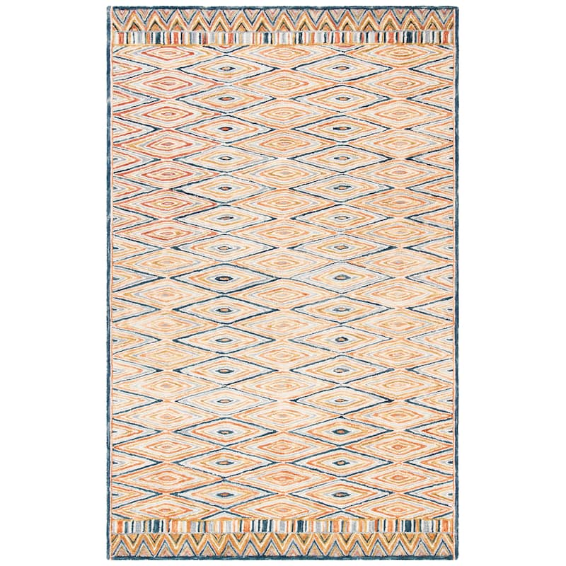 SAFAVIEH Handmade Abstract Ruveyda Modern Wool Rug