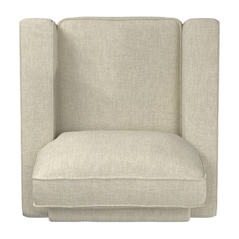 Roros Fabric Upholstered Square Arm Chair by iNSPIRE Q Classic