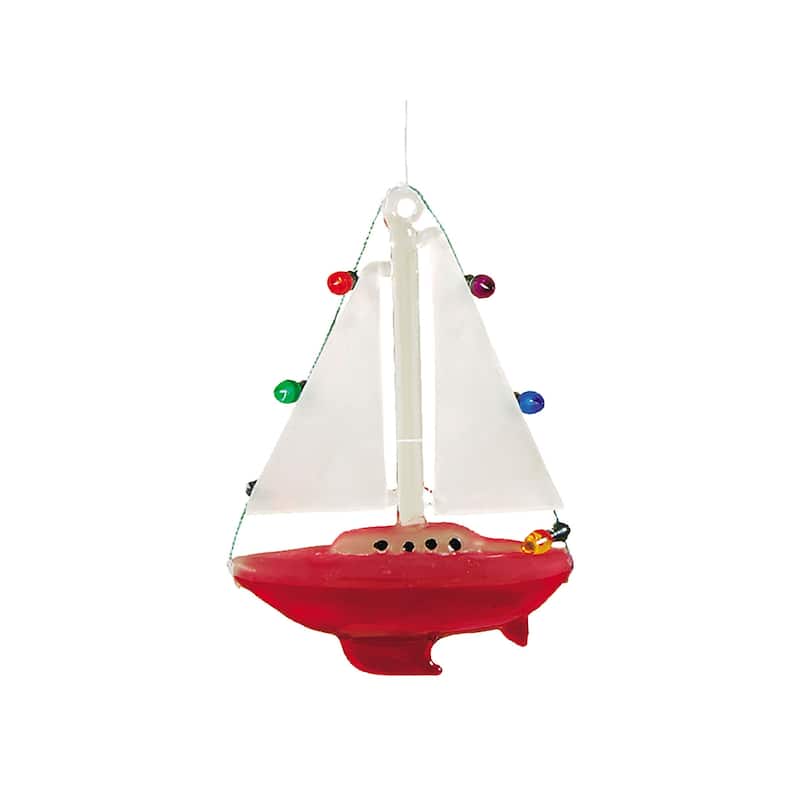 Sailboat Ornament Set of 3 - 3.75"