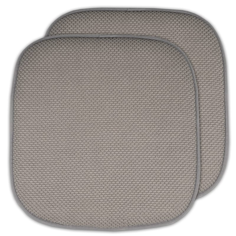16-in. Square Non-slip Memory Foam Seat Cushions (2 OR 4)