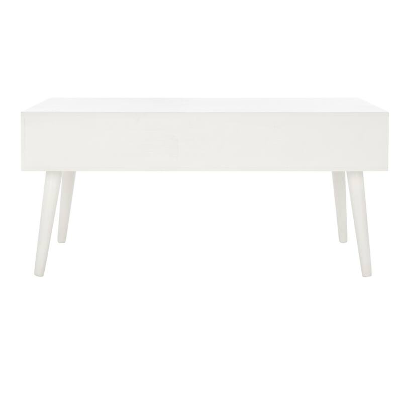 SAFAVIEH Sister Mid-Century 2-Drawer Coffee Table - 37.8" W x 19" L x 17.8" H - 38Wx19Dx18H